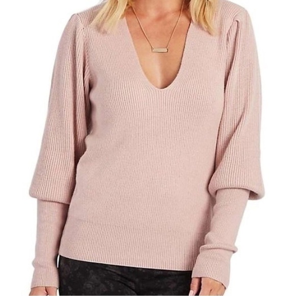Free People Gingersnap Sweater In Rose - Picture 1 of 7